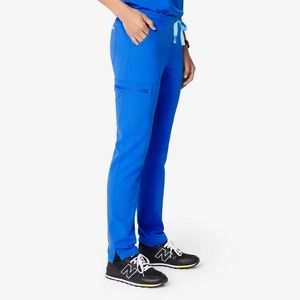 Figs Royal Blue Yola Skinny Scrub Pants